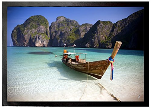 1art1 Strände Maya Bay, KOH Phi Phi Ley, Thailand II Fußmatte Dekomatte Innenbereich | Design Türmatte 70x50 cm 1art1 Strände Maya Bay, KOH Phi Phi Ley, Thailand II Fußmatte Dekomatte Innenbereich | Design Türmatte 70x50 cm von 1art1