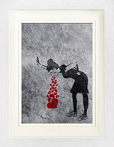 1art1 Streetart Poster Lovesick Girl, Banksy Gerahmtes Bild Mit Edlem Passepartout | Wand-Bilder | Im Bilderrahmen 40x30 cm 1art1 Streetart Poster Lovesick Girl, Banksy Gerahmtes Bild Mit Edlem Passepartout | Wand-Bilder | Im Bilderrahmen 40x30 cm von 1art1