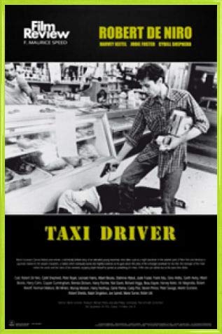 1art1 Taxi Driver Poster Plakat | Bild und Kunststoff-Rahmen - Film Review Collection - Movie Scene (91 x 61cm) von 1art1