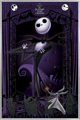 1art1 The Nightmare Before Christmas Poster Plakat | Bild und Kunststoff-Rahmen - It's Jack (91 x 61cm) von 1art1