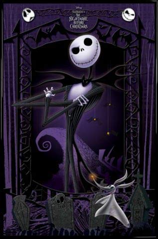 1art1 The Nightmare Before Christmas Poster Plakat | Bild und Kunststoff-Rahmen - It's Jack (91 x 61cm) von 1art1