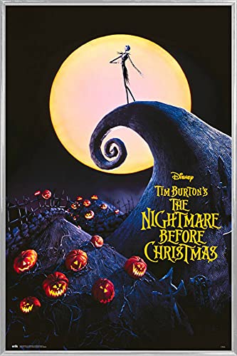 1art1 The Nightmare Before Christmas Poster Plakat | Bild und Kunststoff-Rahmen - One Sheet (91 x 61cm) von 1art1