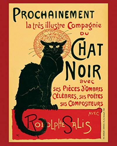 1art1 Theophile Alexandre Steinlen Poster Tournee Du Chat Noir Mini-Poster 50x40 cm von 1art1