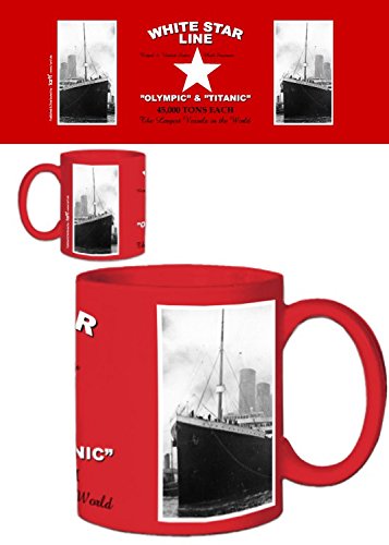 1art1 Titanic White Star Line Olympic Und Titanic Foto-Tasse Kaffeetasse 9x8 cm von 1art1