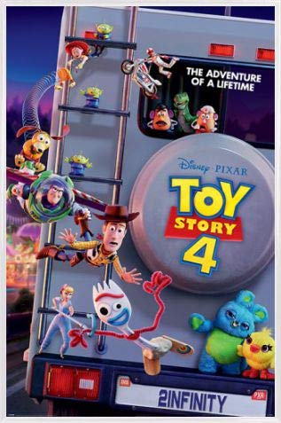 1art1 Toy Story Poster Plakat | Bild und Kunststoff-Rahmen - 4, Adventure of A Lifetime (91 x 61cm) von 1art1