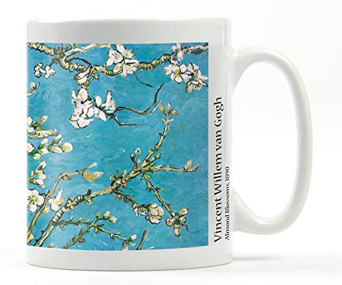 1art1 Vincent Van Gogh Blühende Mandelbaumzweige, 1890 Foto-Tasse Kaffeetasse 9x8 cm von 1art1