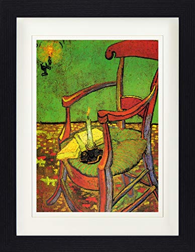 1art1 Vincent Van Gogh Poster Der Stuhl Gauguins In Arles Mit Büchern Und Kerze, 1888 Gerahmtes Bild Mit Edlem Passepartout | Wand-Bilder | Im Bilderrahmen 40x30 cm 1art1 Vincent Van Gogh Poster Der Stuhl Gauguins In Arles Mit Büchern Und Kerze, 1888 Gerahmtes Bild Mit Edlem Passepartout | Wand-Bilder | Im Bilderrahmen 40x30 cm von 1art1