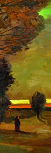 1art1 Vincent Van Gogh Herbstlandschaft In Der Abenddämmerung, 1885, 1-Teilig Fototapete Poster-Tapete 250x79 cm von 1art1