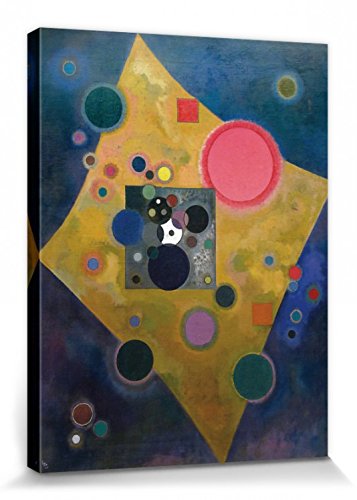 1art1 Wassily Kandinsky Poster Akzent In Rosa, 1926 Bilder Leinwand-Bild Auf Keilrahmen | XXL-Wandbild Poster Kunstdruck Als Leinwandbild 40x30 cm von 1art1