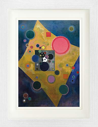 1art1 Wassily Kandinsky Poster Akzent In Rosa, 1926 Gerahmtes Bild Mit Edlem Passepartout | Wand-Bilder | Im Bilderrahmen 40x30 cm von 1art1