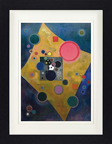 1art1 Wassily Kandinsky Poster Akzent In Rosa, 1926 Gerahmtes Bild Mit Edlem Passepartout | Wand-Bilder | Im Bilderrahmen 40x30 cm von 1art1