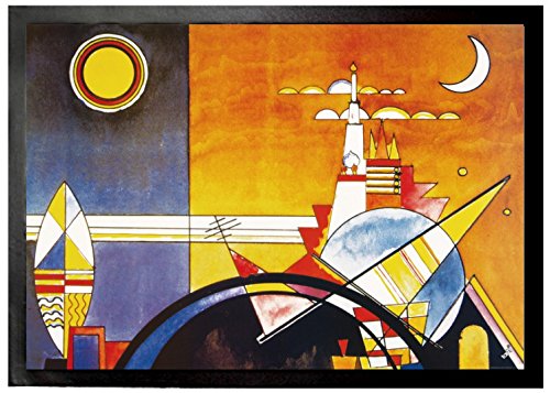 1art1 Wassily Kandinsky Das Große Tor Von Kiew, 1928 Fußmatte Dekomatte Innenbereich | Design Türmatte 70x50 cm von 1art1