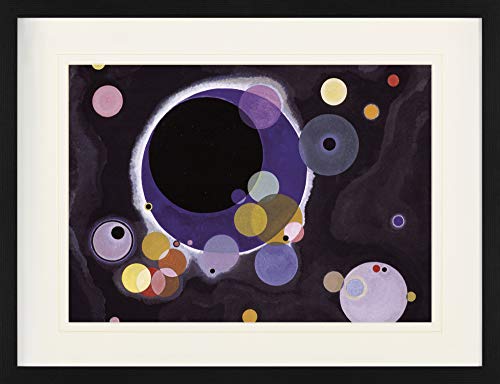 1art1 Wassily Kandinsky Poster Einige Kreise, 1926 Gerahmtes Bild Mit Edlem Passepartout | Wand-Bilder | Im Bilderrahmen 80x60 cm 1art1 Wassily Kandinsky Poster Einige Kreise, 1926 Gerahmtes Bild Mit Edlem Passepartout | Wand-Bilder | Im Bilderrahmen 80x60 cm von 1art1