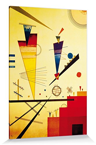 1art1 Wassily Kandinsky Poster Fröhliche Struktur, 1926 Bilder Leinwand-Bild Auf Keilrahmen | XXL-Wandbild Poster Kunstdruck Als Leinwandbild 180x120 cm von 1art1