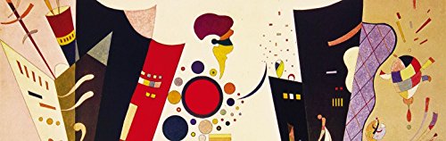 1art1 Wassily Kandinsky Gegenseitiges Abkommen, 1942, 1-Teilig Fototapete Poster-Tapete 250x79 cm von 1art1