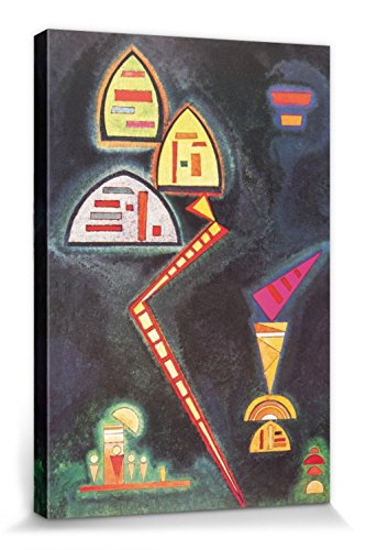 1art1 Wassily Kandinsky Poster Grün, 1929 Bilder Leinwand-Bild Auf Keilrahmen | XXL-Wandbild Poster Kunstdruck Als Leinwandbild 30x20 cm von 1art1