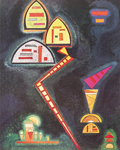 1art1 Wassily Kandinsky Poster Grün, 1929 Bilder Leinwand-Bild Auf Keilrahmen | XXL-Wandbild Poster Kunstdruck Als Leinwandbild 50x40 cm von 1art1