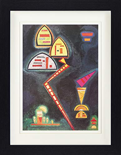 1art1 Wassily Kandinsky Poster Grün, 1929 Gerahmtes Bild Mit Edlem Passepartout | Wand-Bilder | Im Bilderrahmen 40x30 cm von 1art1