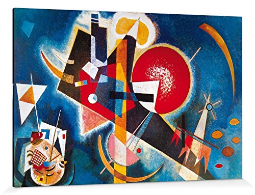 1art1 Wassily Kandinsky Poster Im Blau, 1925 Bilder Leinwand-Bild Auf Keilrahmen | XXL-Wandbild Poster Kunstdruck Als Leinwandbild 180x120 cm von 1art1