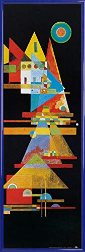 1art1 Wassily Kandinsky Poster Kunstdruck Bild und Kunststoff-Rahmen - Spitzen Im Bogen, 1927 (91 x 30cm) von 1art1