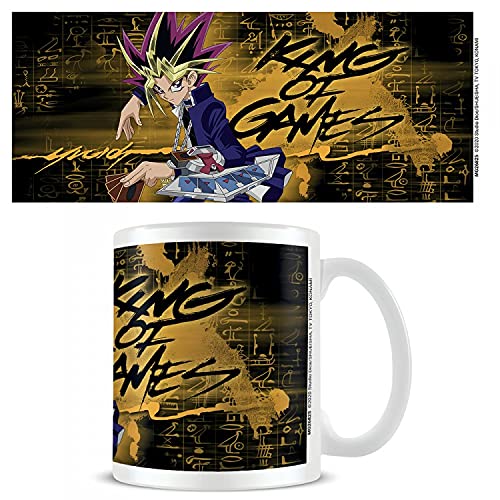 1art1 Yu-Gi-Oh!, King of Games Foto-Tasse Kaffeetasse (9x8 cm) + 1x Überraschungs-Sticker von 1art1