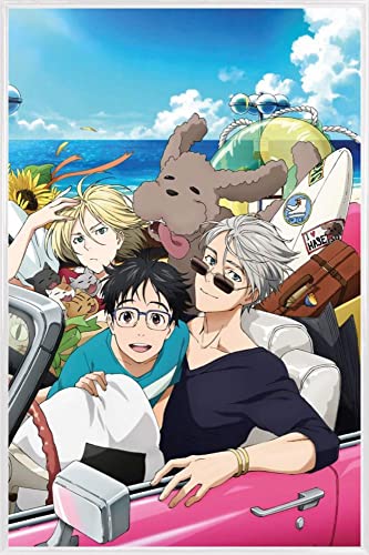 Yuri!!! On Ice Poster Plakat | Bild und Kunststoff-Rahmen - Car (91 x 61cm) von 1art1