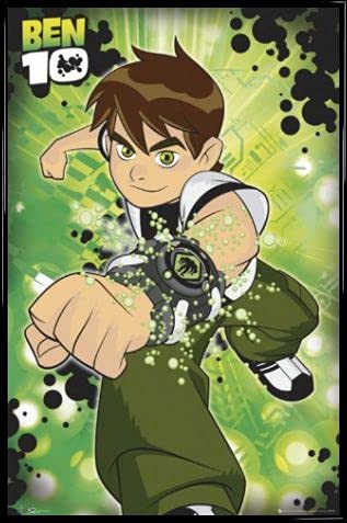 Ben 10 Poster Plakat | Bild und Kunststoff-Rahmen - Solo (91 x 61cm) von 1art1