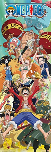 One Piece Tür-Poster All Characters Plakat | Bild 158x53 cm von 1art1