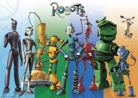 Robots - Cast Poster Robots - Cast Poster von 1art1