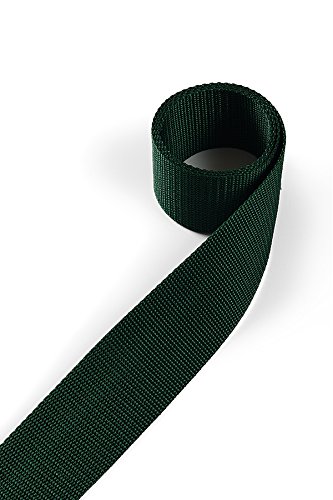1buy3 Gurtband aus Polypropylen 20mm breit, 12 Meter lang, Farbe:20 - Moosgrün | Grundpreis pro Meter = € 0,58 von 1buy3