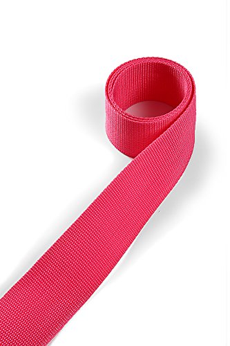 1buy3 Gurtband aus Polypropylen 40mm breit, 12 Meter lang, Farbe:11 - Telemagenta | Grundpreis pro Meter = € 0,79 von 1buy3