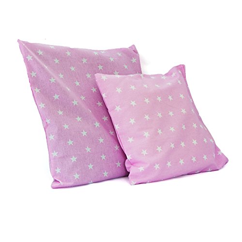 1buy3 Kissenbezug 2er-Pack! - Sterne rosa 50cmx 50cm aus 100% Baumwolle mit Reißverschluss - viele Größen zur Auswahl! 1buy3 Kissenbezug 2er-Pack! - Sterne rosa 50cmx 50cm aus 100% Baumwolle mit Reißverschluss - viele Größen zur Auswahl! von 1buy3