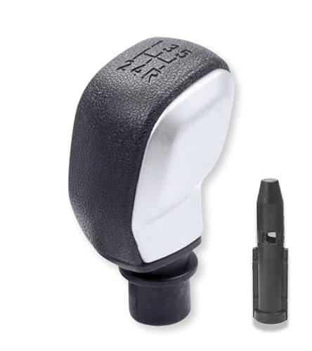 1neiSmartech Set Schaltknauf 5 Gang mit Rückwärtsgang und Adapter, kompatibel mit Peugeot 207 (2006-2012), 208 (2012-2019), 308 (2007-2013), Citroen C2 (2003-2009), C3 (2002-2009) von 1neiSmartech