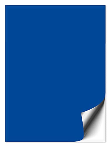 1 Stück Fliesenaufkleber azurblau 20x25 cm matt, Fliesenfolie in 20x25cm für Küche & Bad, mit Aufkleber Fliesen einfach überkleben, selbstklebende Folie von 1peak