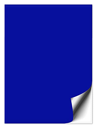 1 Stück Fliesenaufkleber brilliantblau 15x20 cm glänzend, Fliesenfolie in 15x20cm für Küche & Bad, mit Aufkleber Fliesen einfach überkleben, selbstklebende Folie von 1peak