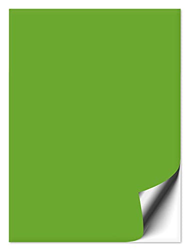 1 Stück Fliesenaufkleber lindgrün 15x20 cm matt, Fliesenfolie in 15x20cm für Küche & Bad, mit Aufkleber Fliesen einfach überkleben, selbstklebende Folie von 1peak
