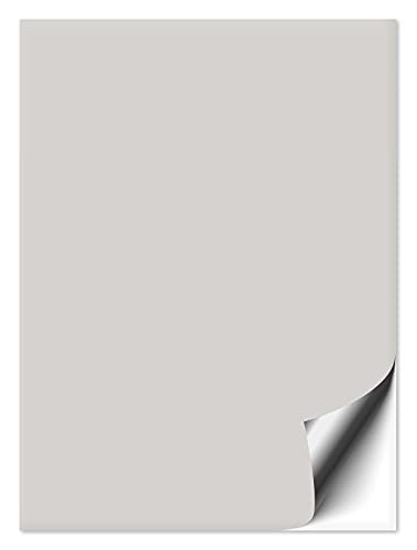 10 Stück Fliesenaufkleber hellgrau 20x25 cm glänzend, Fliesenfolie in 20x25cm für Küche & Bad, mit Aufkleber Fliesen einfach überkleben, selbstklebende Folie von 1peak