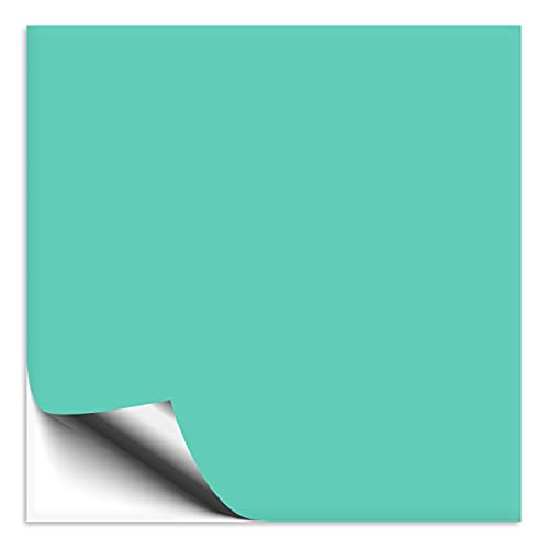 10 Stück Fliesenaufkleber mint 15x15 cm glänzend, Klebefolie für Fliesen in Küche & Bad, Fliesen einfach überkleben mit selbstklebender Fliesenfolie in glanz Optik 10 Stück Fliesenaufkleber mint 15x15 cm glänzend, Klebefolie für Fliesen in Küche & Bad, Fliesen einfach überkleben mit selbstklebender Fliesenfolie in glanz Optik von 1peak