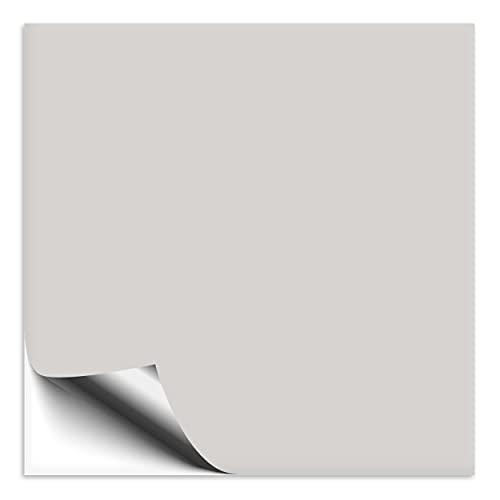 400 Stück Fliesenaufkleber 10x10 cm hellgrau matt, selbstklebende Fliesenfolie für Küche & Bad, mit Aufkleber Fliesen einfach überkleben 400 Stück Fliesenaufkleber 10x10 cm hellgrau matt, selbstklebende Fliesenfolie für Küche & Bad, mit Aufkleber Fliesen einfach überkleben von 1peak