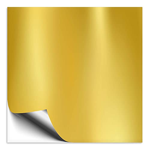50 Stück Fliesenaufkleber 20x20 cm gold matt, selbstklebende Fliesenfolie für Küche & Bad, mit Aufkleber Fliesen einfach überkleben 50 Stück Fliesenaufkleber 20x20 cm gold matt, selbstklebende Fliesenfolie für Küche & Bad, mit Aufkleber Fliesen einfach überkleben von 1peak