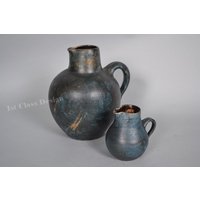 Gerhard Liebenthron 2Er Set Studio Keramik Geschildert Gl 77 & Gl80 von 1stClassDesign