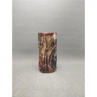 Mdina/Michael Harris " Tortoiseshell Glasvase - Signiert von 1stClassDesign