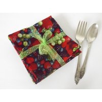 Bio Servietten, Umweltfreundliches Tuchservietten Set Von 4, Tischservietten, Cocktailservietten, Snack Lunchbox Dessrt Lunch Servietten Bio Servietten, Umweltfreundliches Tuchservietten Set Von 4, Tischservietten, Cocktailservietten, Snack Lunchbox Dessrt Lunch Servietten von 1stvictorianboutique