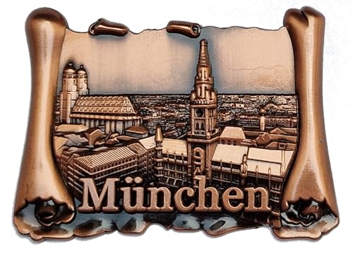 Kühlschrankmagnet 3D München Magnet Souvenir 3D·Euro·02 von 2 EURO COMMEMORATIVI