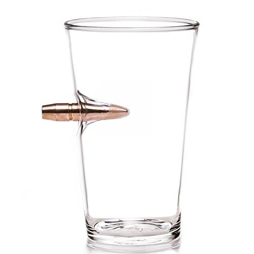 2 x Monkey Bullet Pint Glass - With A .50 Cal Bullet 2 x Monkey Bullet Pint Glass - With A .50 Cal Bullet von 2 Monkey Trading