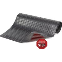 NoTrax Bodenmatte 2-lagig, PVC, BxL 910 x 1.500 mm, schwarz von NoTrax