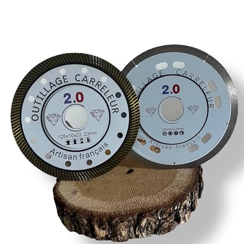 KaizenPro® Diamant-Trennscheiben Set 2 Stück 125 mm | Dekton + Kaizen von 2.0 OUTILLAGE CARRELEUR Artisan français