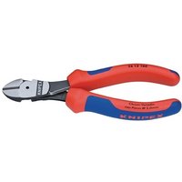 Kraftseitenschneider DIN ISO 5749 L.160mm pol.Form 1 2K-Hülle KNIPEX von Knipex