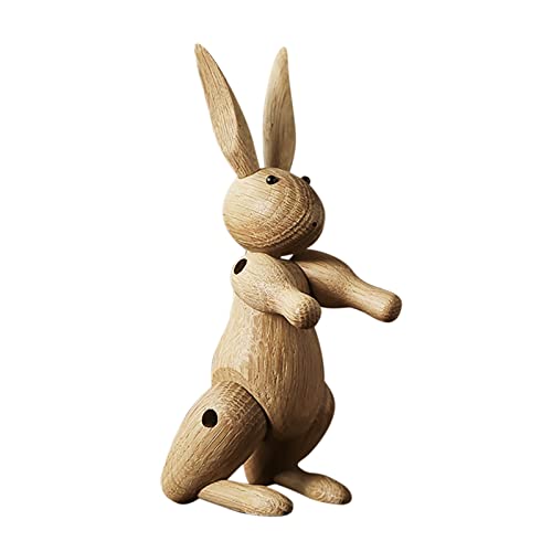 Joint Rabbit Puppet Ornament Home Wohnzimmer Dekoration Schreibtischutensilien Kinder Jungen von 2022