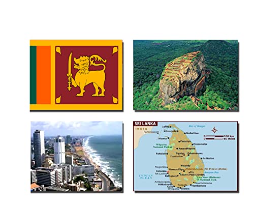 SRI LANKA Kühlschrankmagnete, 4 Stück, SRI LANKA FLAGGE SRI LANKA KARTE SRI LANKA ATTRACTIONS SRI LANKA Kühlschrankmagnete, 4 Stück, SRI LANKA FLAGGE SRI LANKA KARTE SRI LANKA ATTRACTIONS von 2022